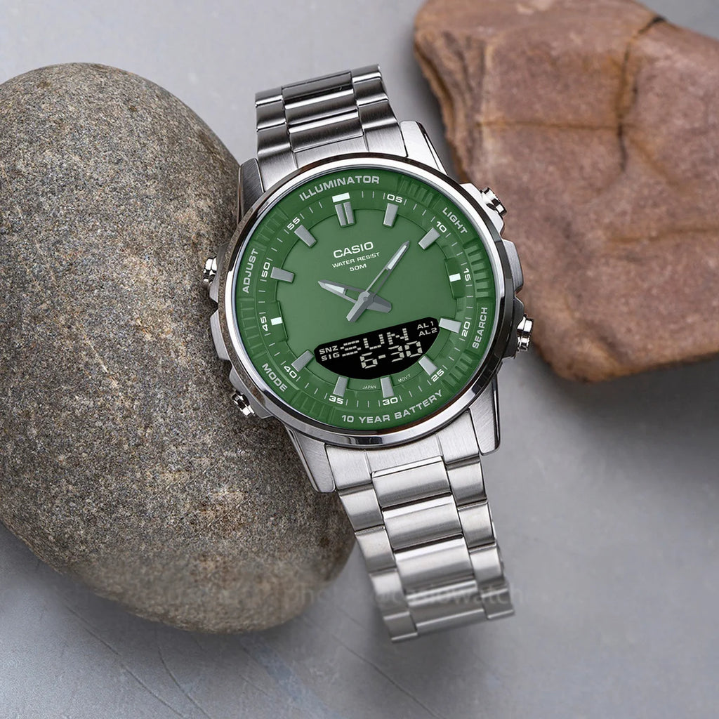 Turquoise Dial Men Watch