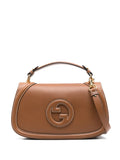 Textured Top-Handle Shoulder Bag