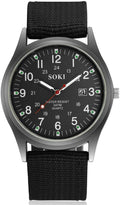 Nylon Strap Analog Wristwatch