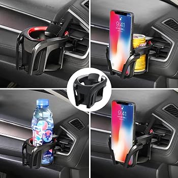 Car Air Outlet Mobile Phone Holder Multifunctional Beverage Holder