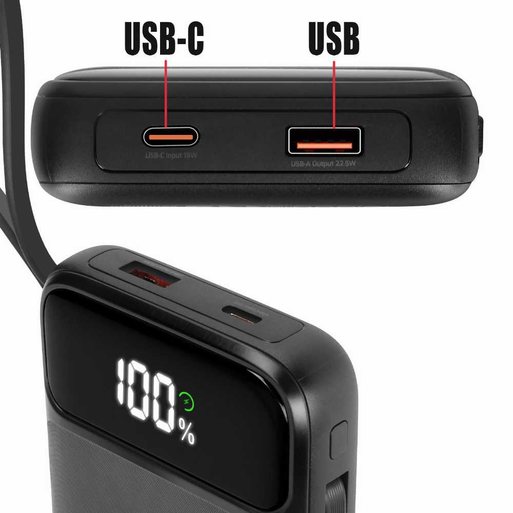 3-in-1 Magnetic Wireless Power Bank (Model QU-113)