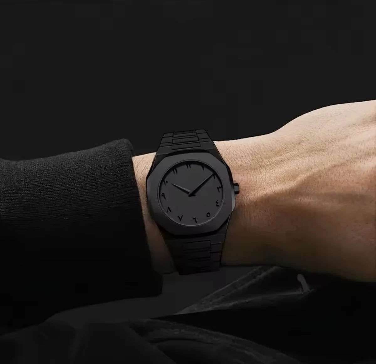 Stainless Steel Arabic Watch