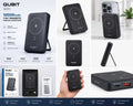 3-in-1 Magnetic Wireless Power Bank (Model QU-113)