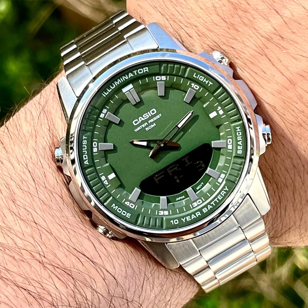 Turquoise Dial Men Watch