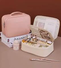 Large Travel Cosmetic Bag with Waterproof Hanging Hook